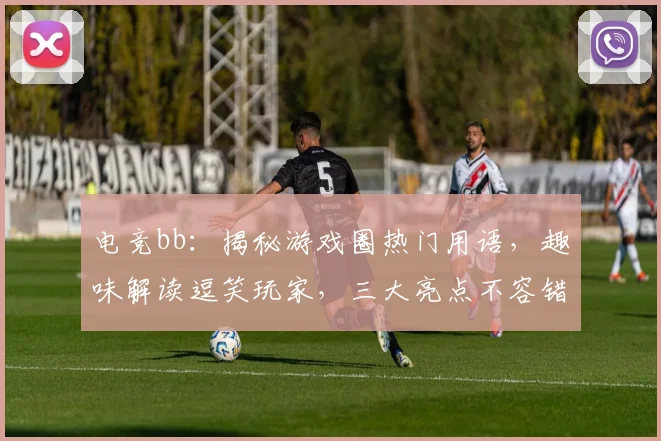 电竞bb：揭秘游戏圈热门用语，趣味解读逗笑玩家，三大亮点不容错过，逗比玩家必备